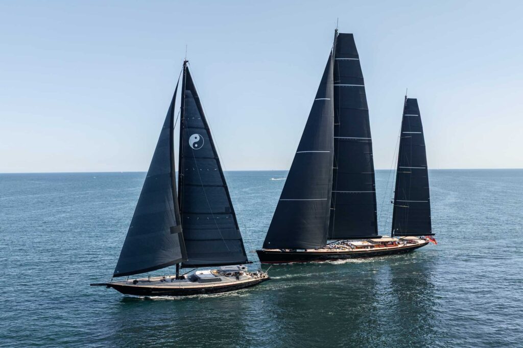 Newport Safe harbor regatta SY Maximus & SY Smith at Newport RI