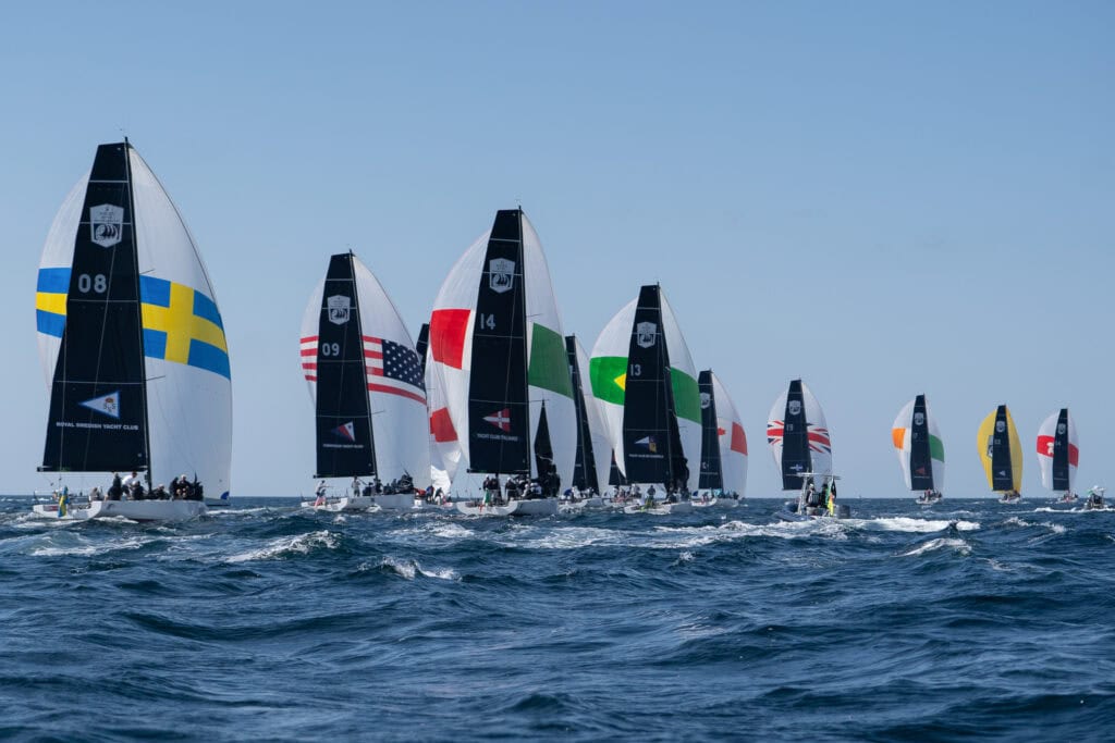 Fleet downwind